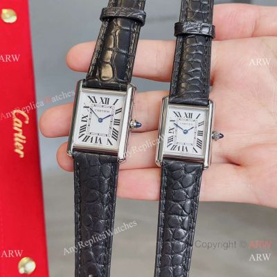 Replica Cartier Tank Must Stainless Steel watches in Swiss Quartz Movement